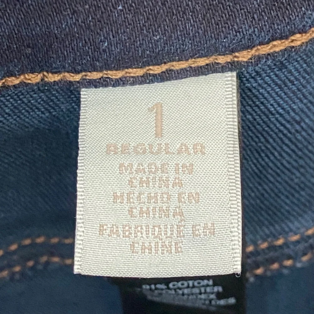 Chico’s the Platinum Blue Jegging Skinny Stretch Jeans Size 1 / US Size 8 R NWOT - Picture 10 of 10